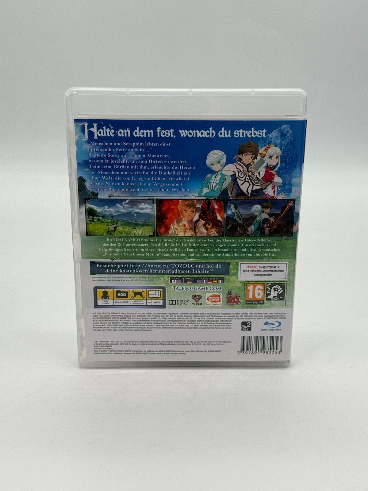 Tales Of Zestiria Sony Playstation 3 Très bon état CIB OVP