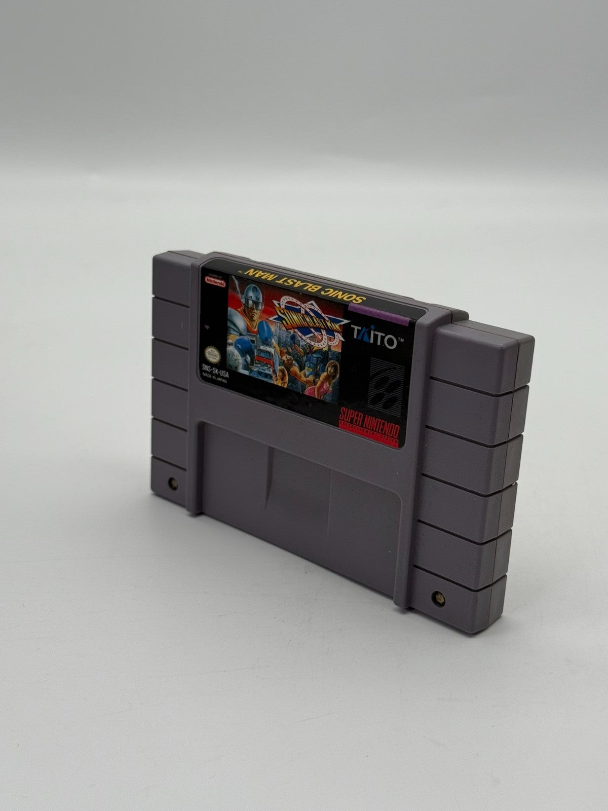 Sonic Blast Man Super Nintendo SNES NTSC-U/C guter Zustand