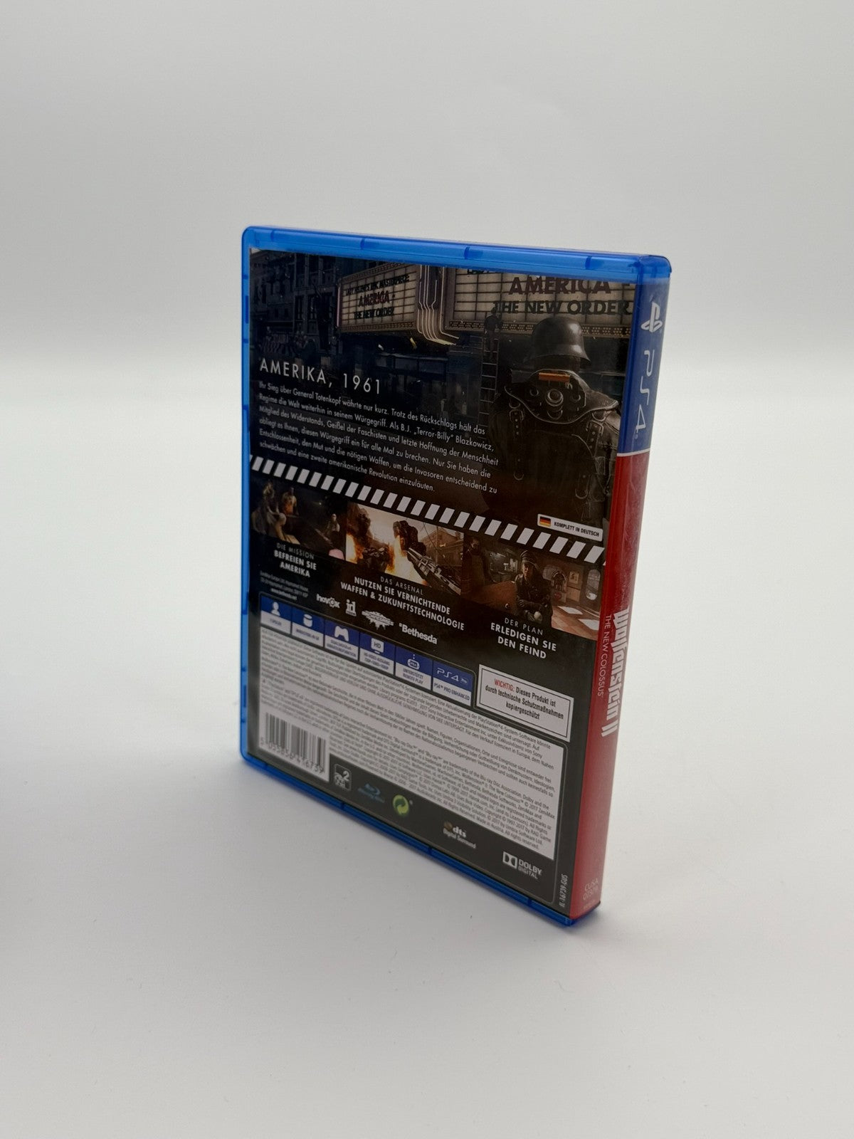 Wolfenstein II The New Colossus Sony Playstation 4 guter Zustand CIB OVP