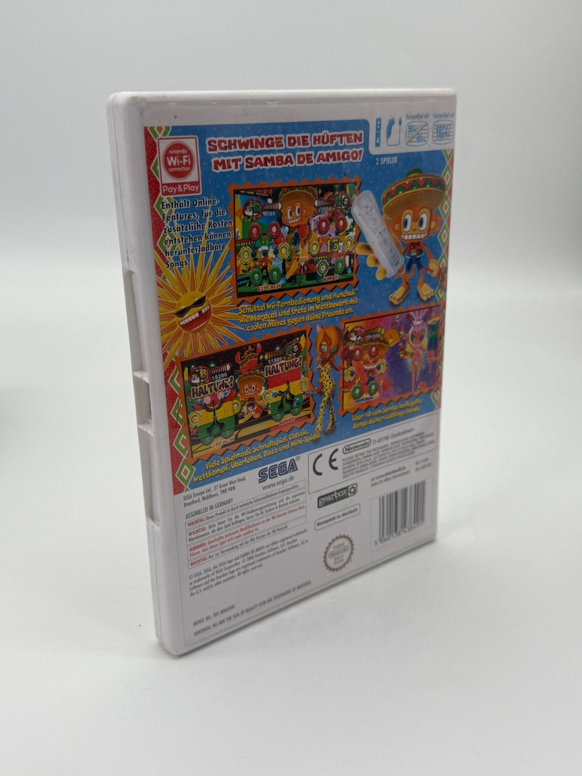 Samba De Amigo Nintendo Wii guter Zustand CIB OVP