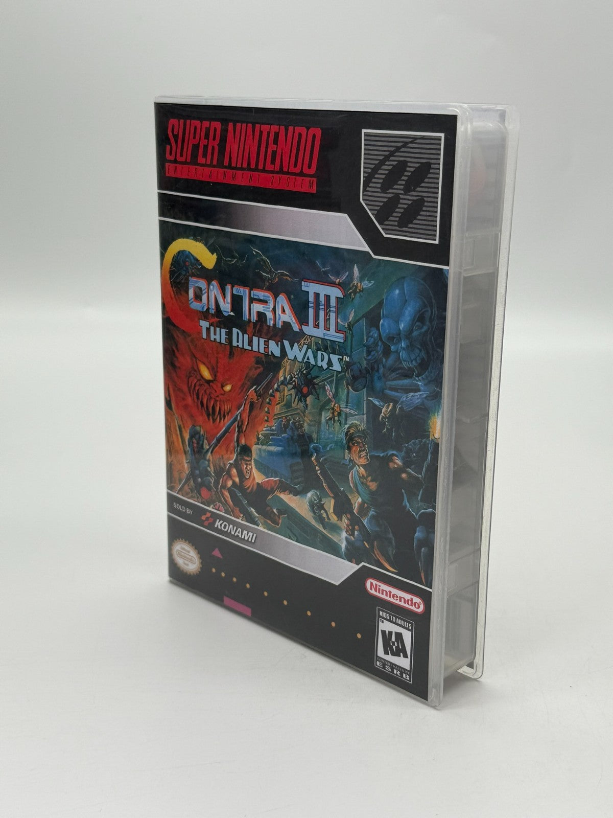 Contra III The Alien Wars Super Nintendo SNES NTSC-U/C Cartouche + Manuel Bon état