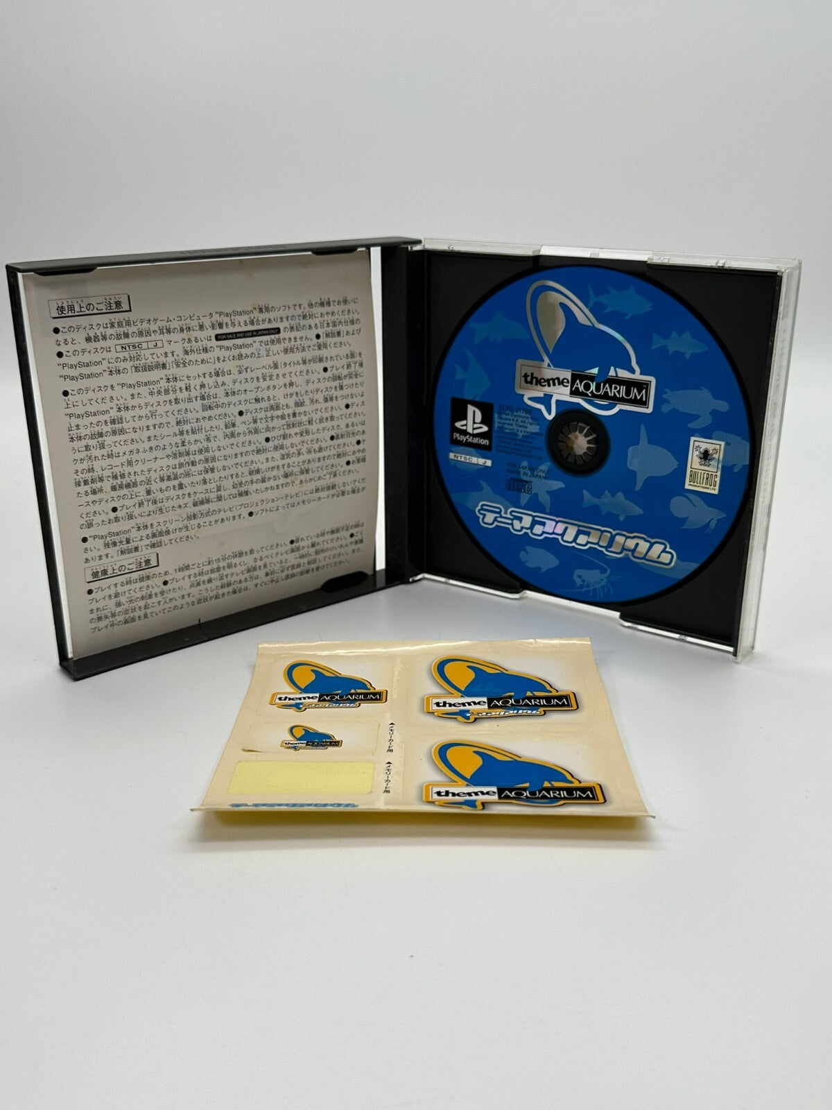 Theme Aquarium Sony PlayStation 1 PS1 PSX PsOne NTSC-J Good Condition