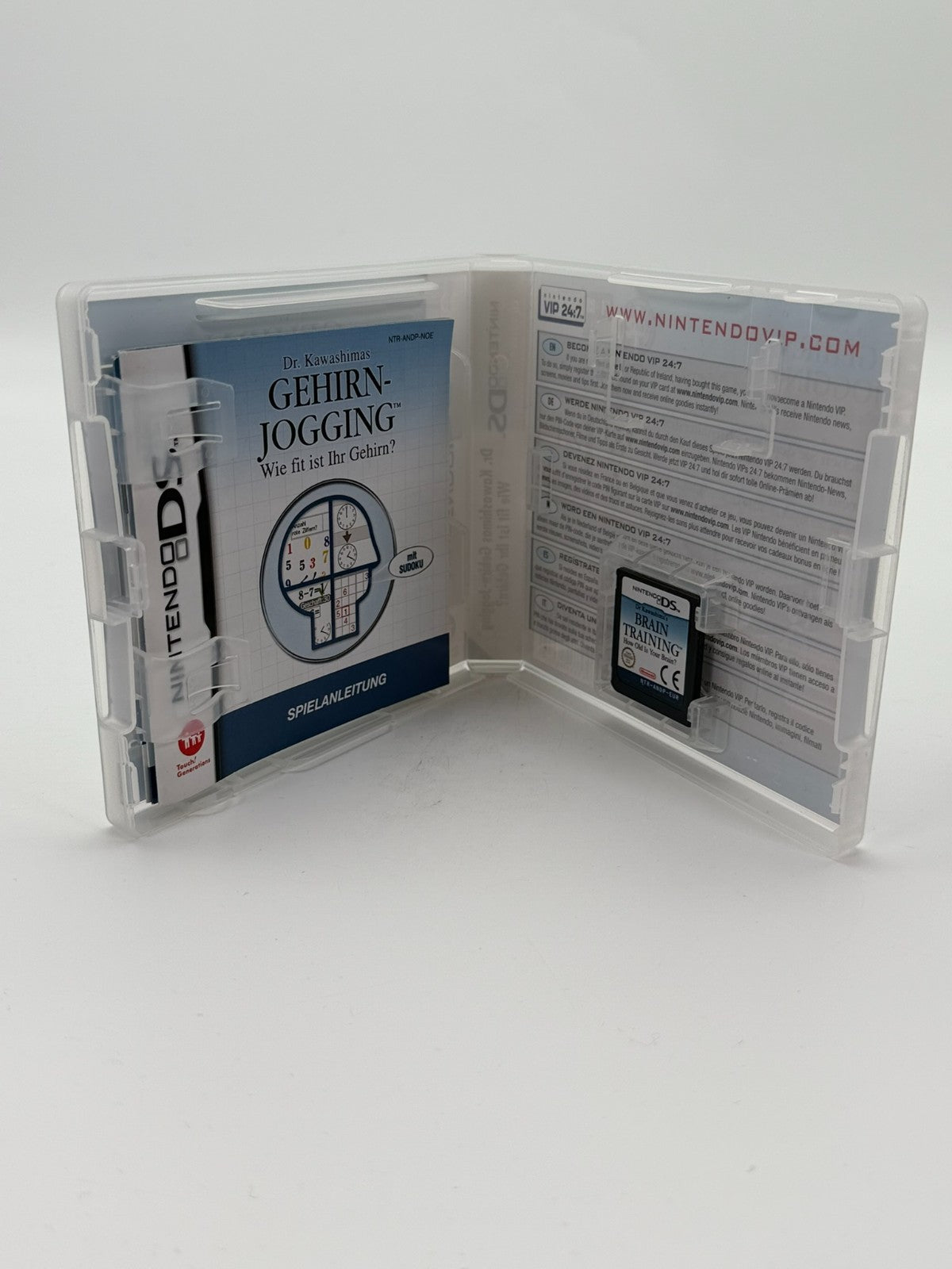 Dr Kawashima Gehirn-Jogging Wie Fit Ist Dein Gehirn Nintendo DS guter Zustand