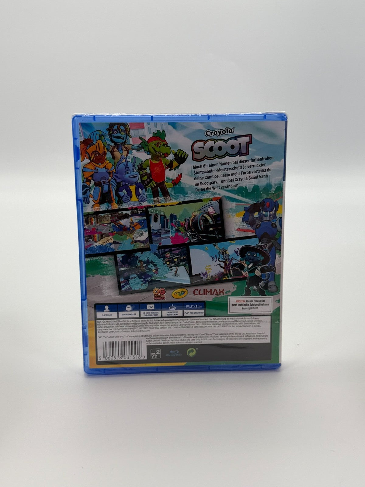 Crayola Scoot Sony Playstation 4 Factory Sealed CIB OVP