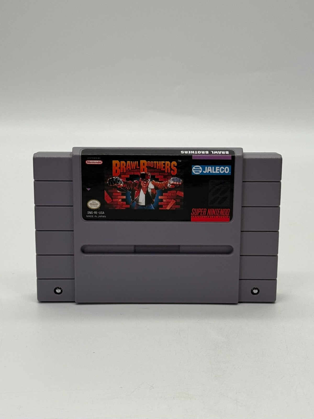 Brawl Brothers Super Nintendo SNES NTSC-U/C gut - Sehr gut Modul + Anleitung