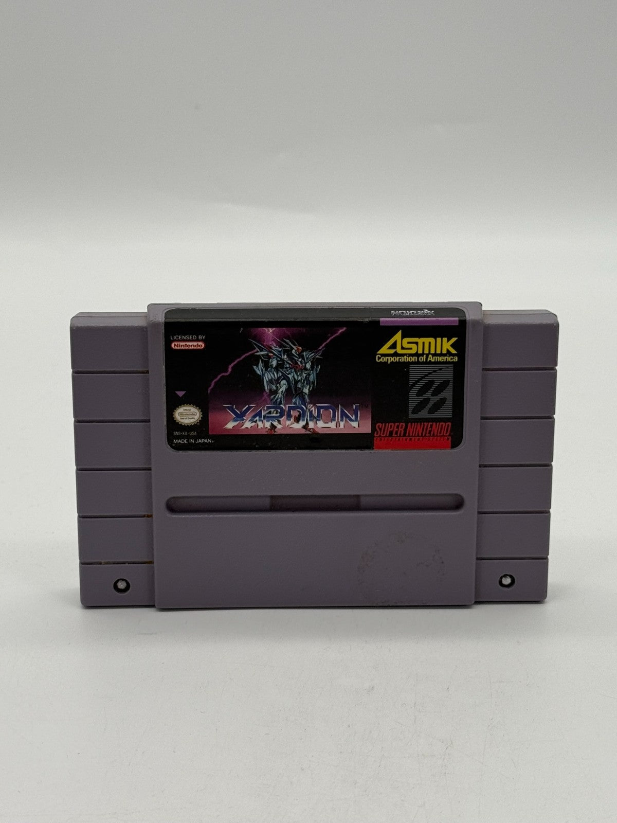 Xardion Super Nintendo SNES NTSC-U/C good condition cartridge + manual