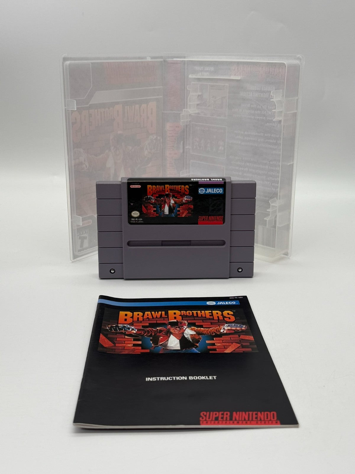 Brawl Brothers Super Nintendo SNES NTSC-U/C gut - Sehr gut Modul + Anleitung
