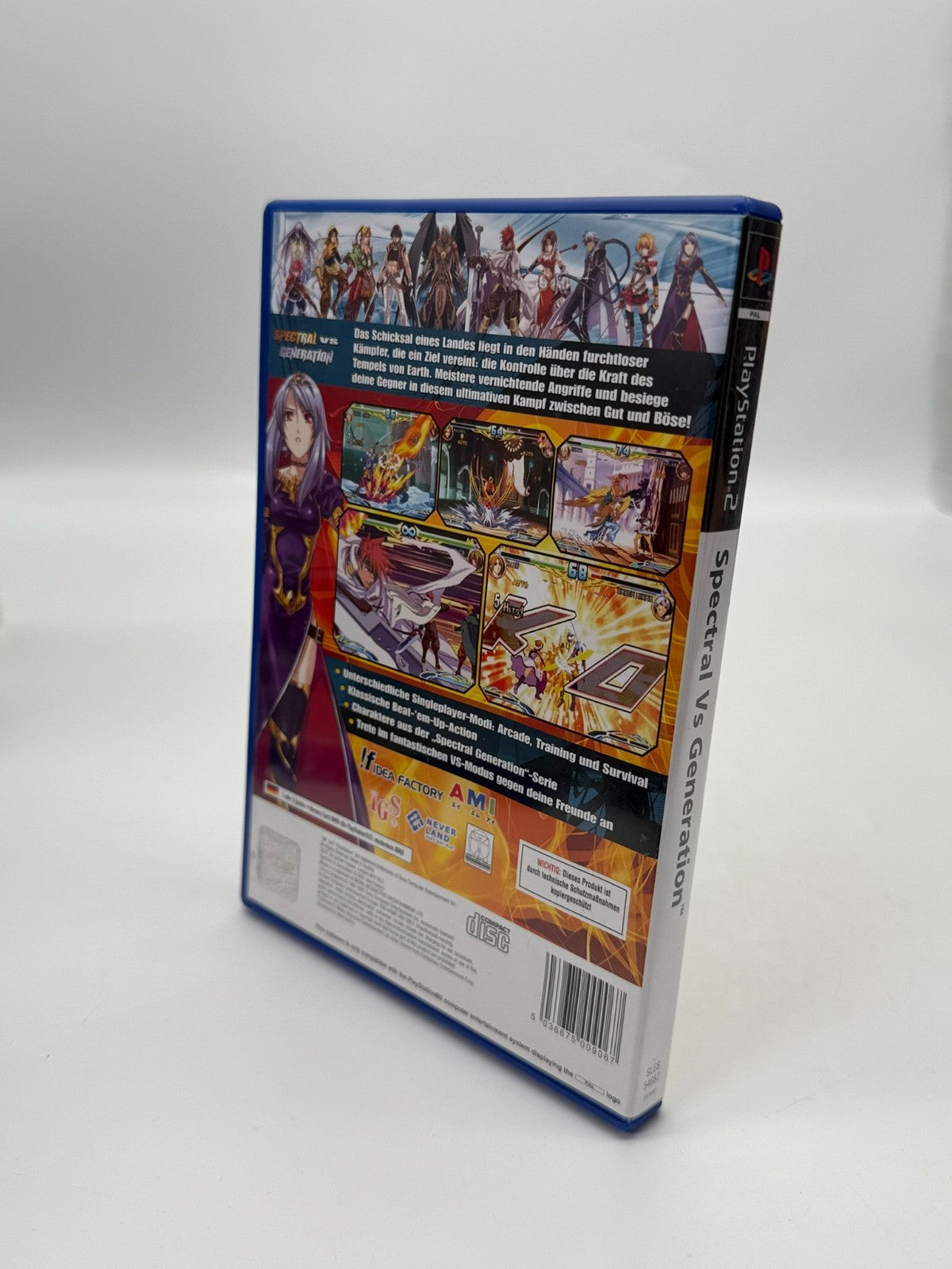 Spectral Vs Generation Sony Playstation 2 Sehr guter Zustand CIB OVP