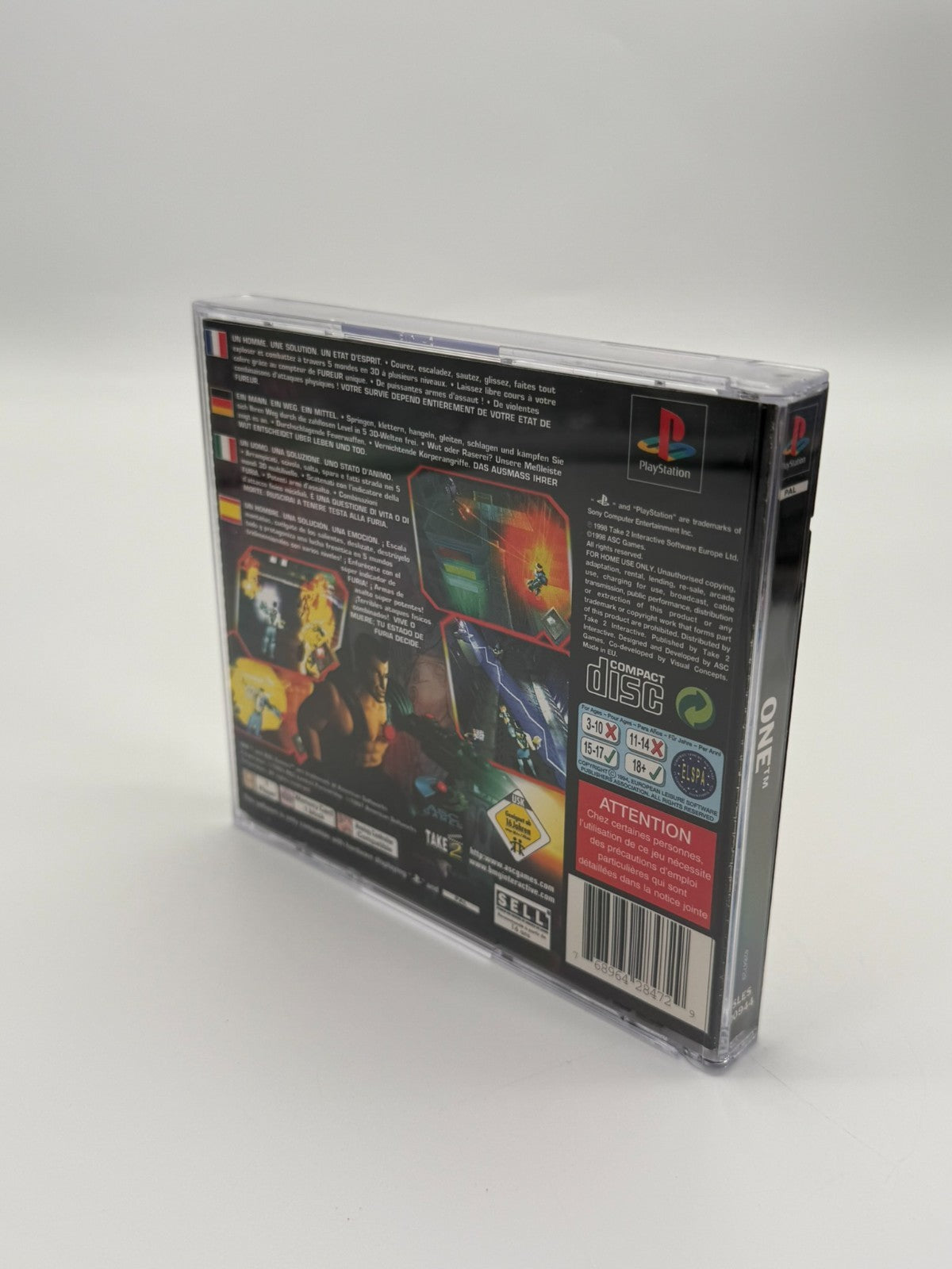 Une Sony Playstation 1 bon état CIB
