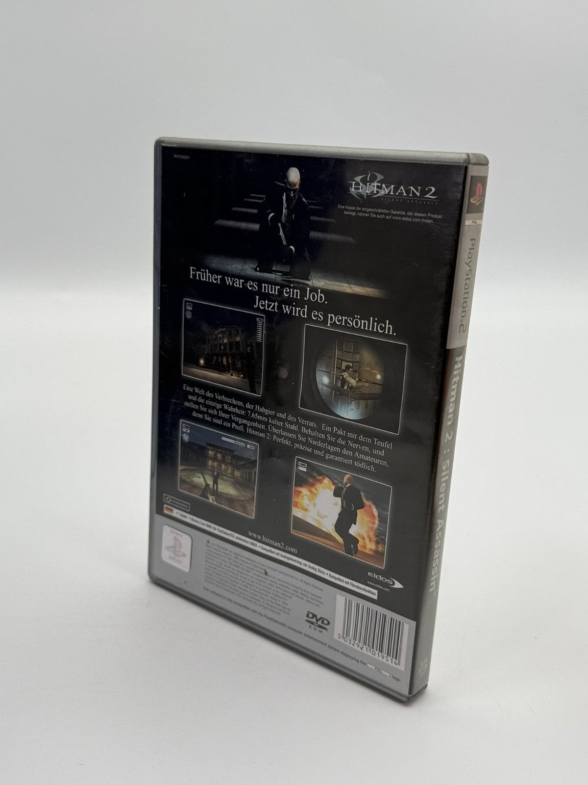 Hitman 2 Silent Assassin Sony Playstation 2 bon état complet en boîte