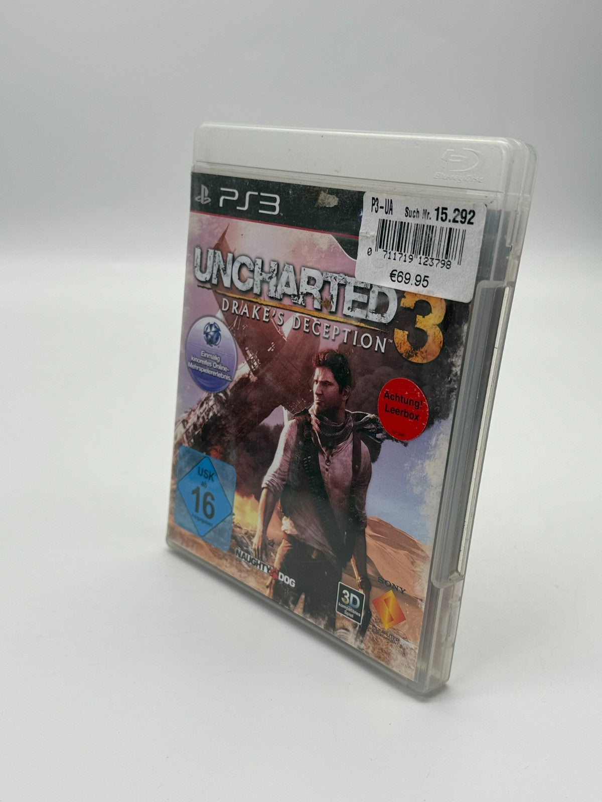 Uncharted 3 Drake's Deception Sony PlayStation 3 Good Condition CIB OVP