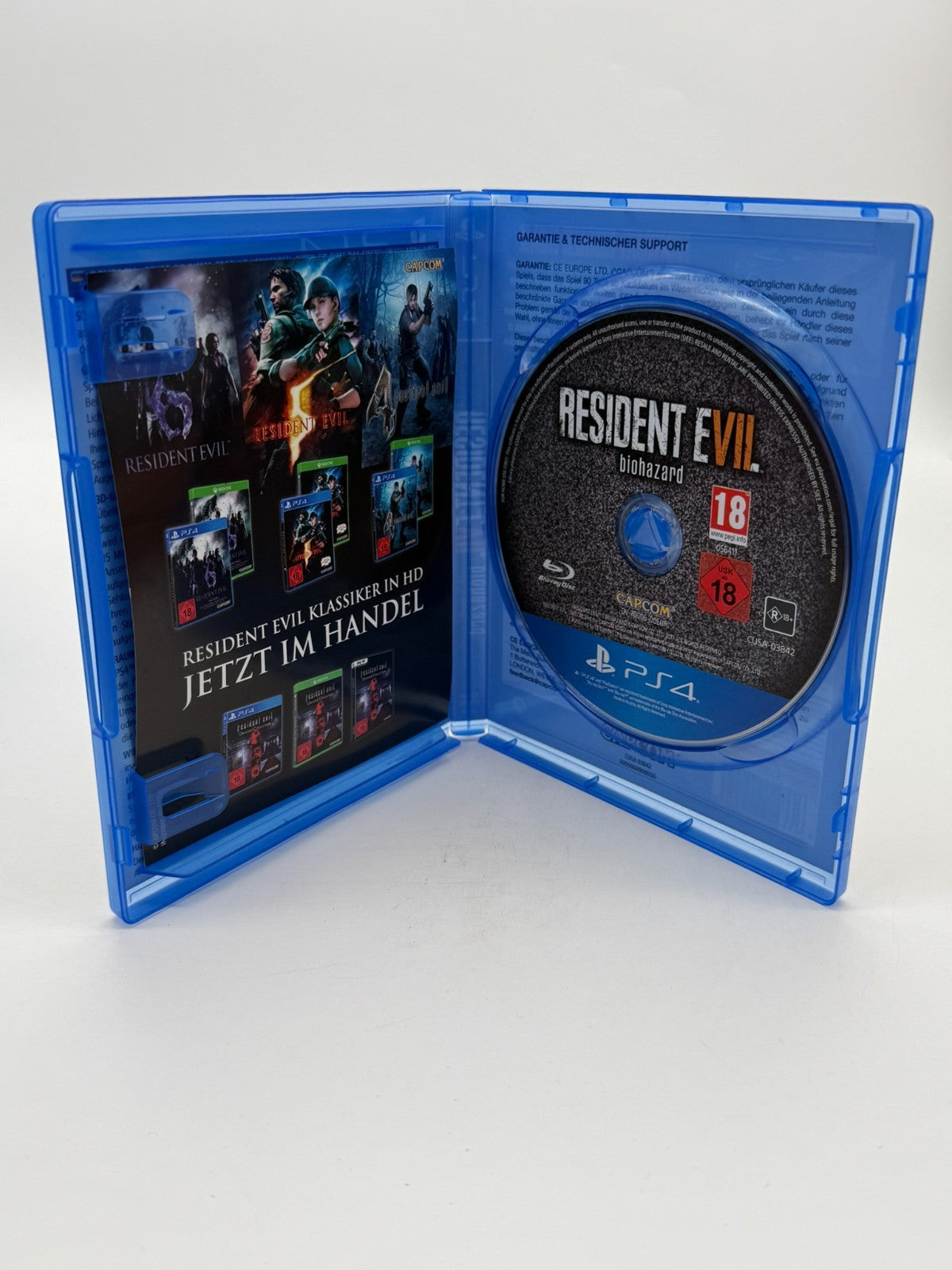 Resident Evil VII Biohazard Sony Playstation 4 Très bon état CIB OVP