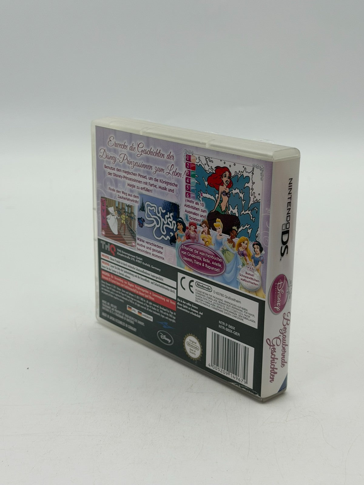 Disney Prinzessin Bezaubernde Geschichten Nintendo DS guter Zustand CIB OVP