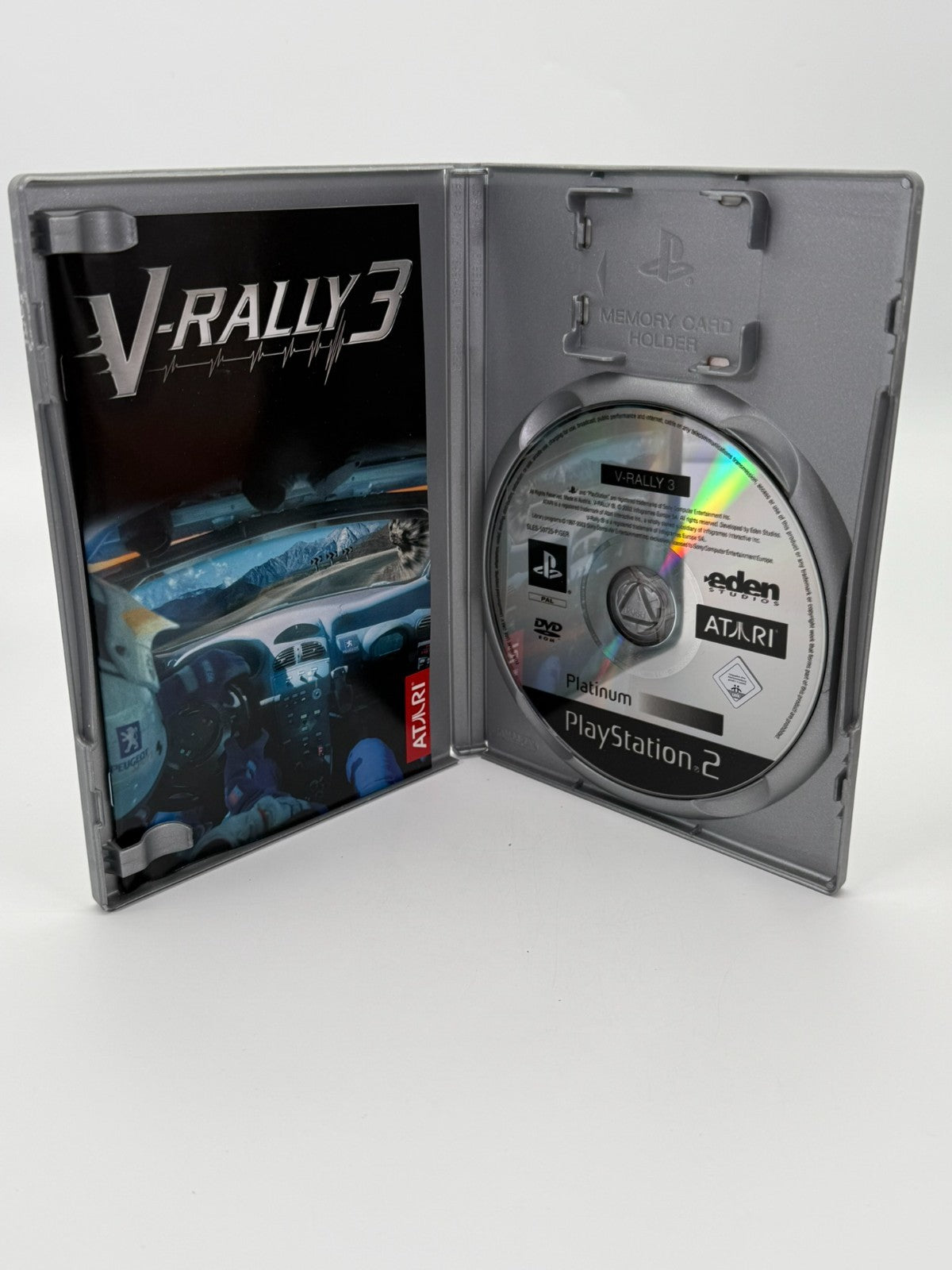 V-Rally 3 Sony PlayStation 2 bon état CIB OVP