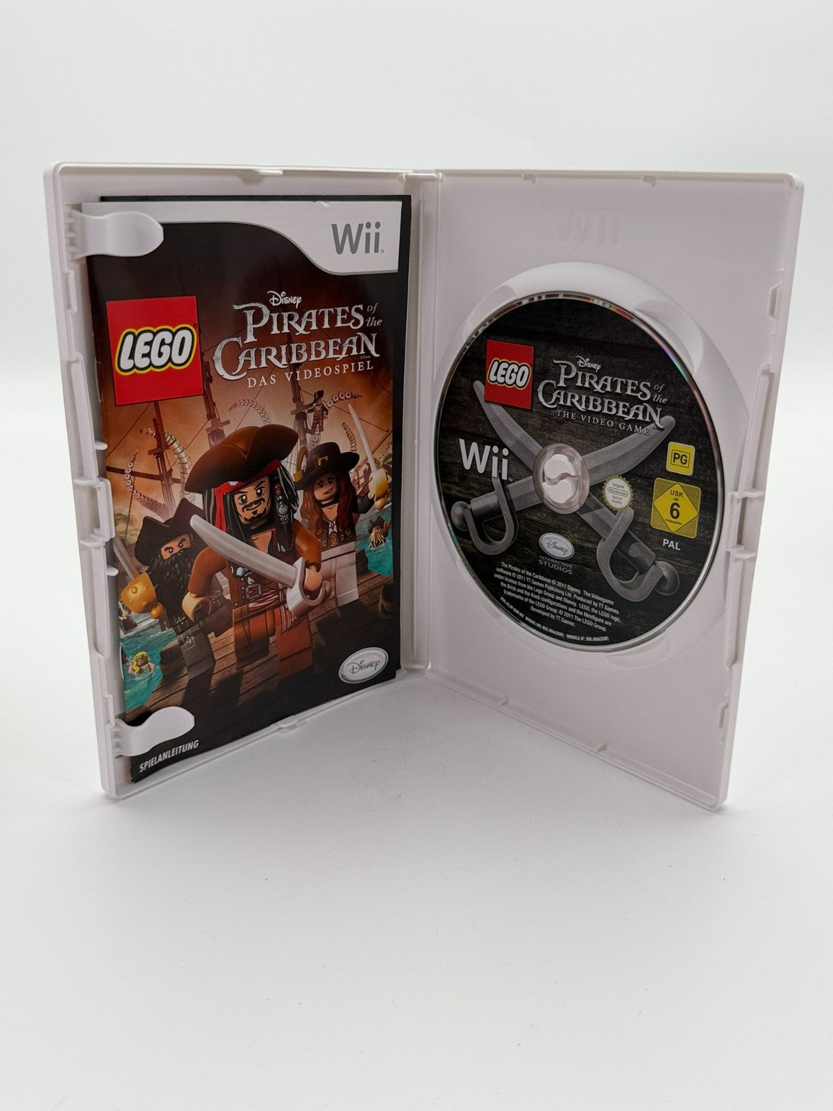 Lego Pirates of the Caribbean Das Videospiel Nintendo Wii Sehr guter Zustand CIB