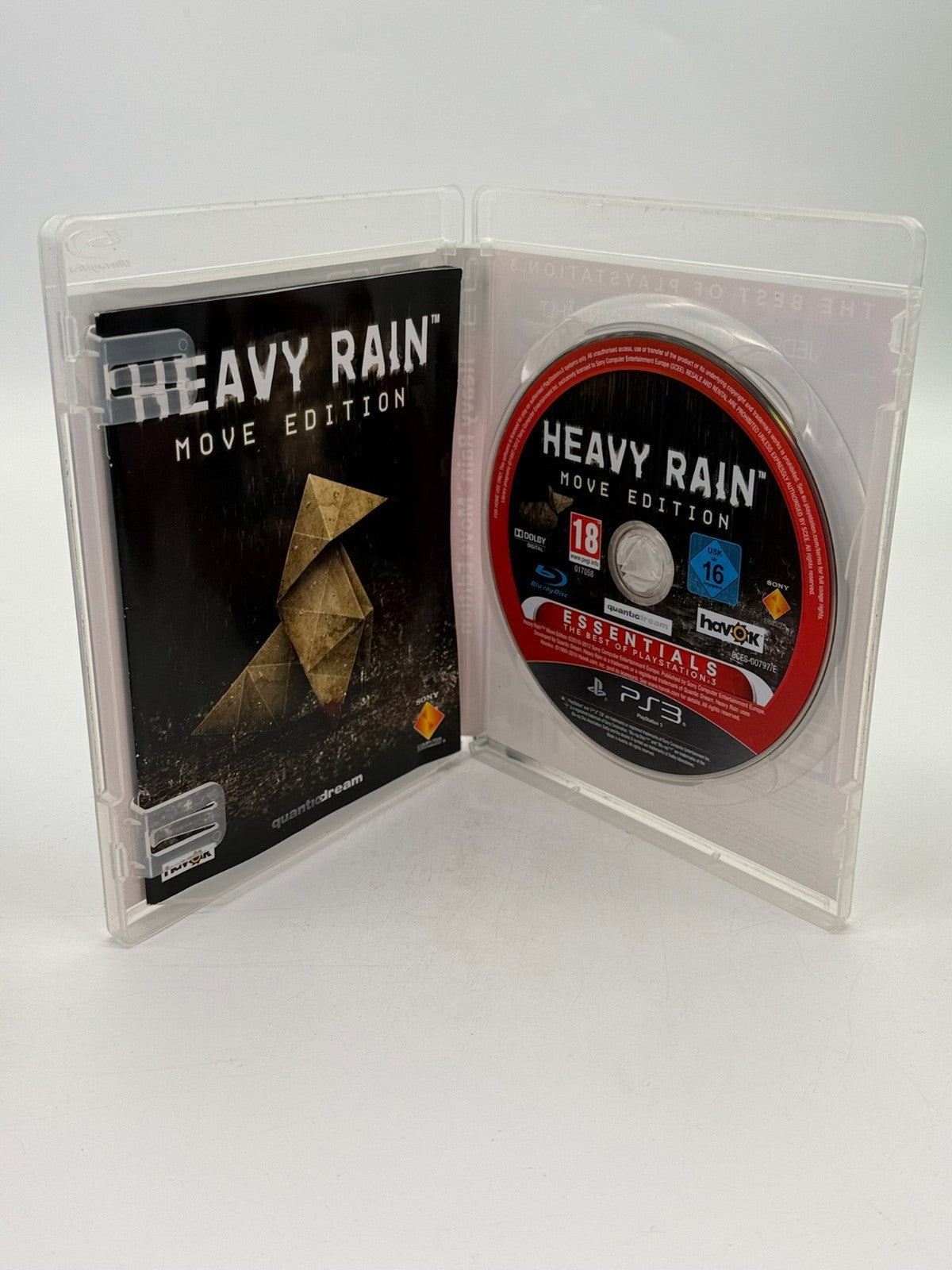 Heavy Rain Move Edition Sony Playstation 3 Good Condition CIB OVP