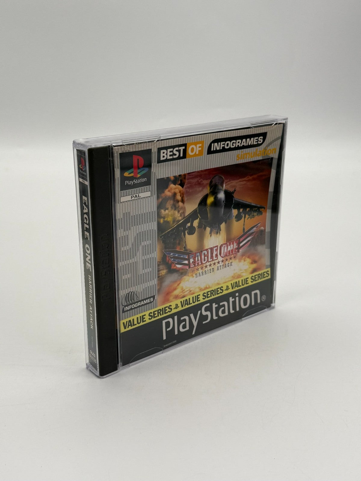 Eagle One Harrier Attack Sony Playstation 1 bon état CIB OVP
