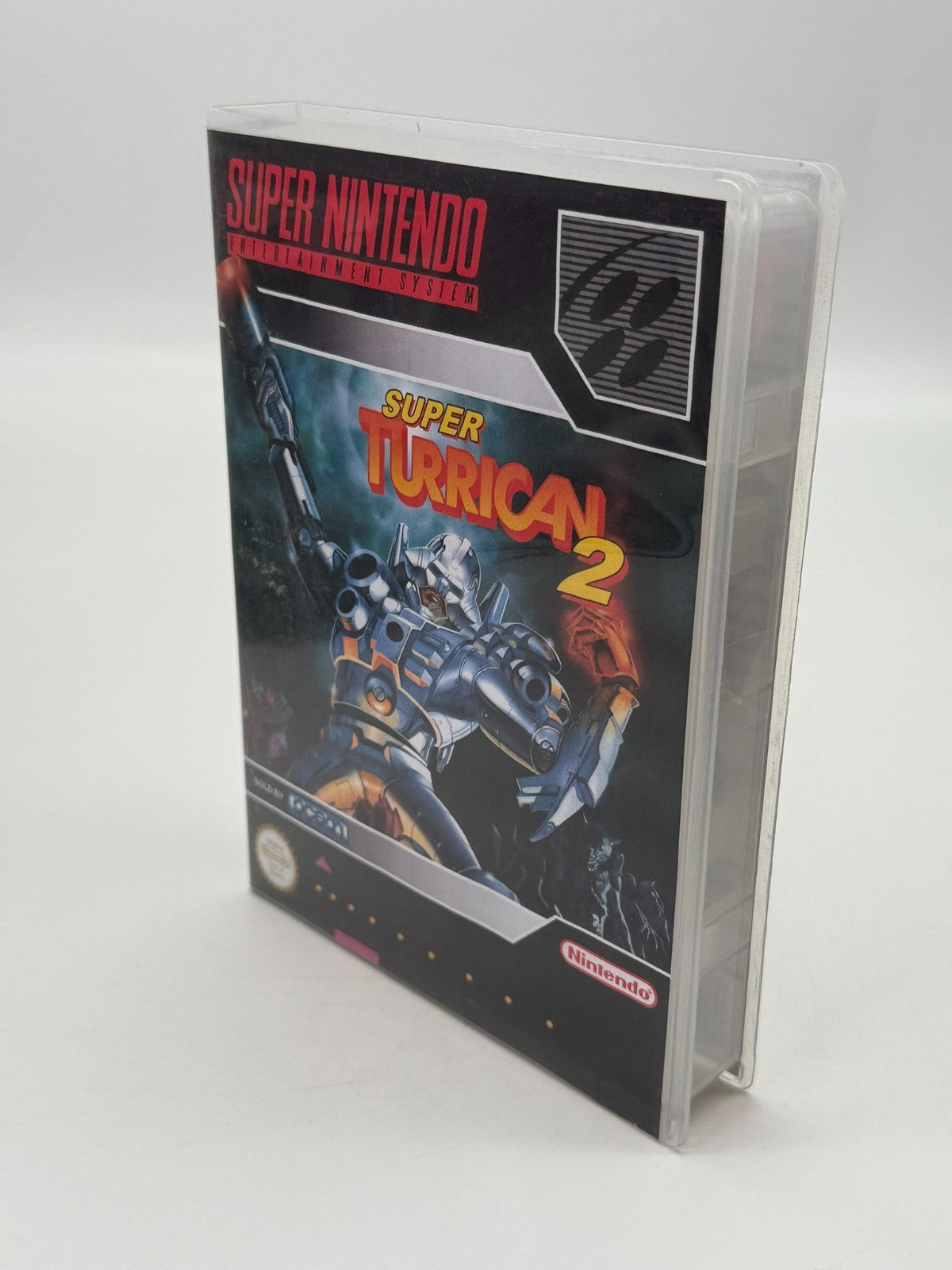 Super Turrican 2 Super Nintendo SNES PAL good condition Cartridge + Protective Sleeve