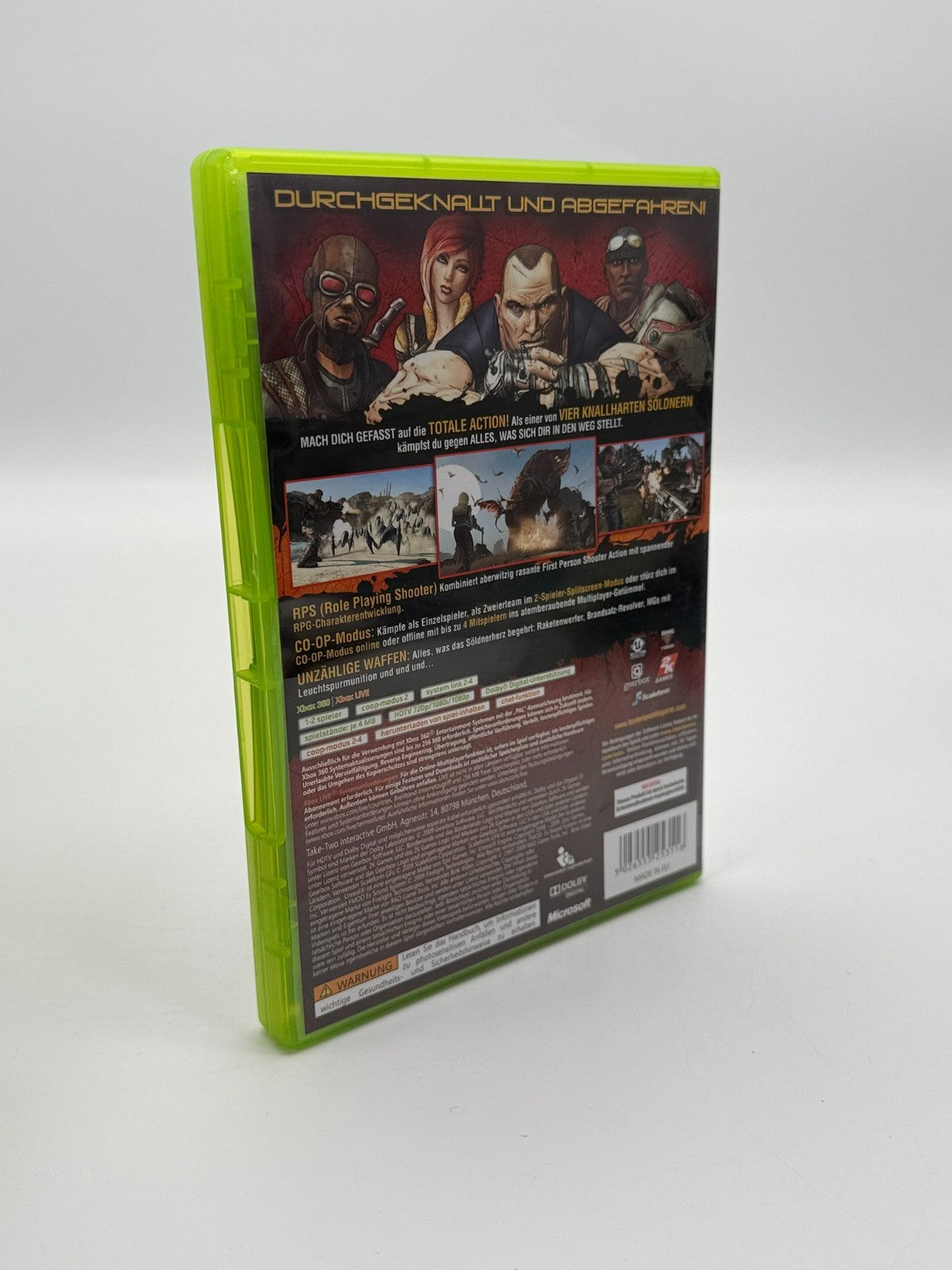 Borderlands Microsoft XBox 360 État neuf CIB OVP