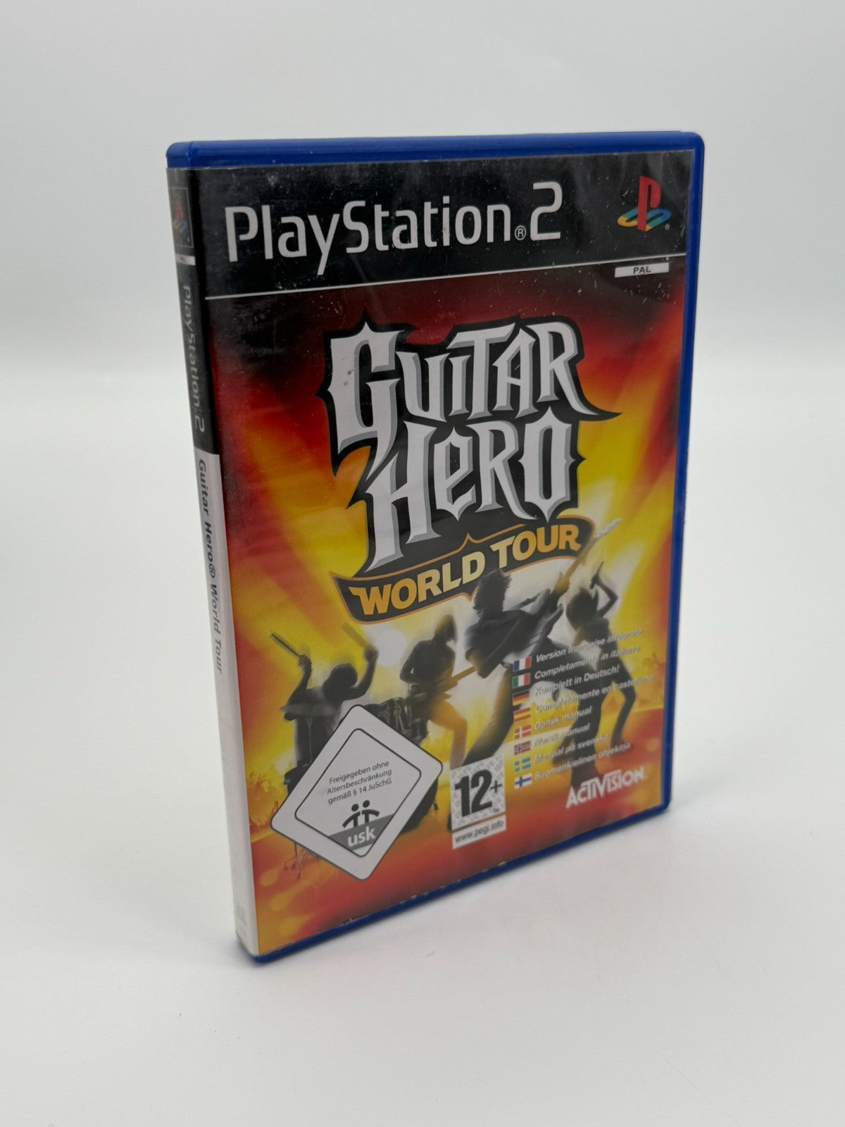 Guitar Hero World Tour Sony Playstation 2 bon état CIB OVP