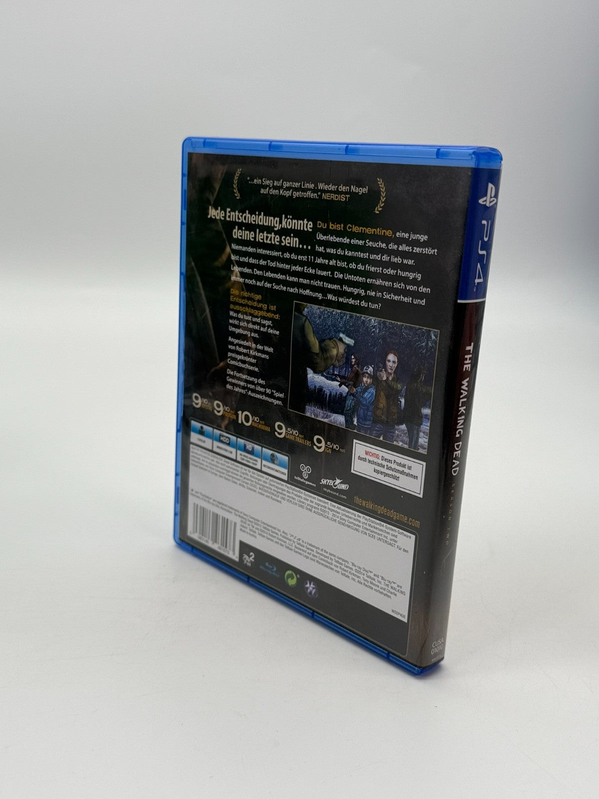 The Walking Dead Saison Deux Sony PlayStation 4 Très bon état CIB OVP