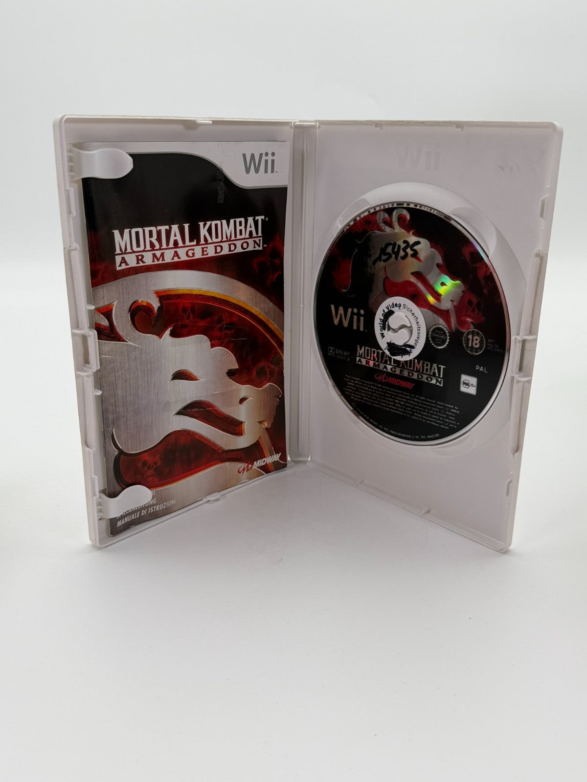 Mortal Kombat Armageddon Nintendo Wii Akzeptabler Zustand CIB OVP
