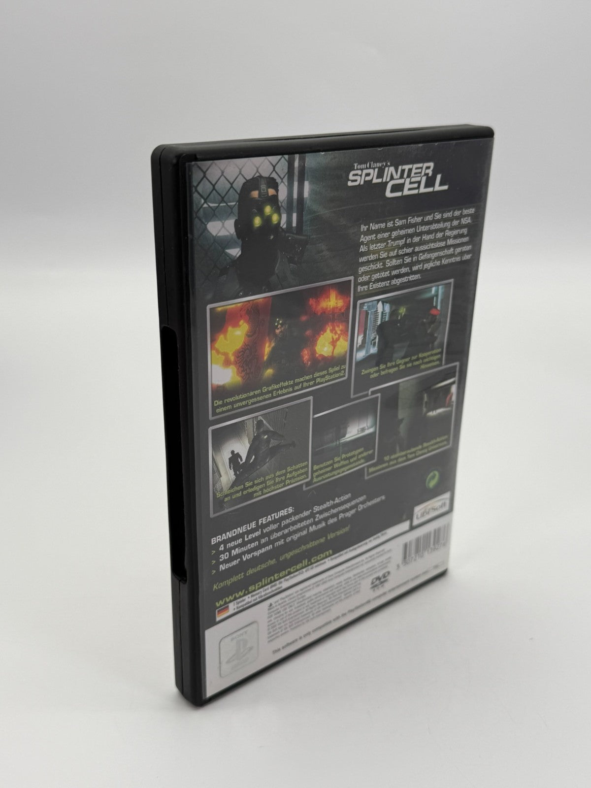Tom Clancys Splinter Cell Sony Playstation 2 guter Zustand CIB OVP