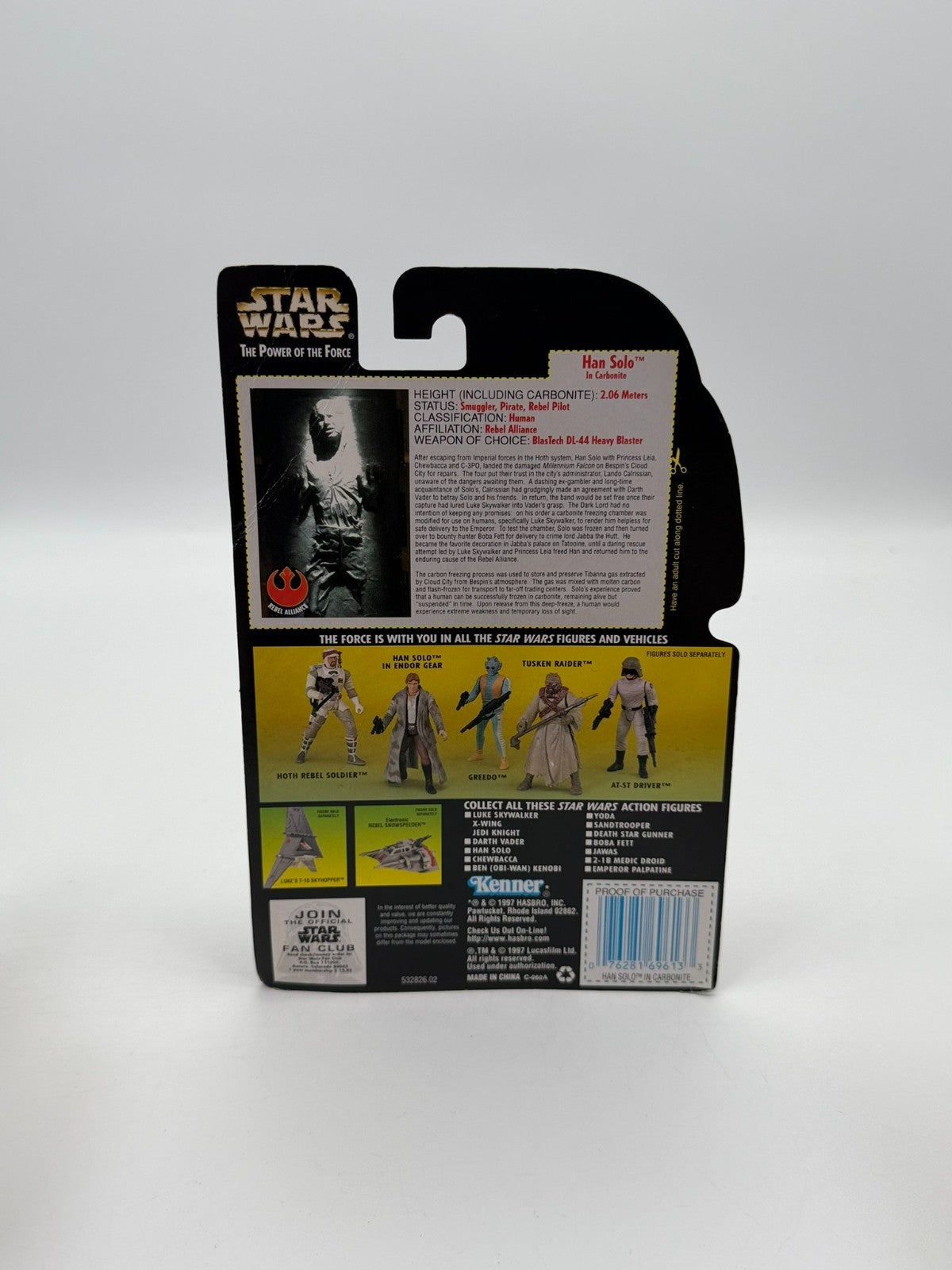 Star Wars Figure Han Solo The Kenner Collection New Unopened