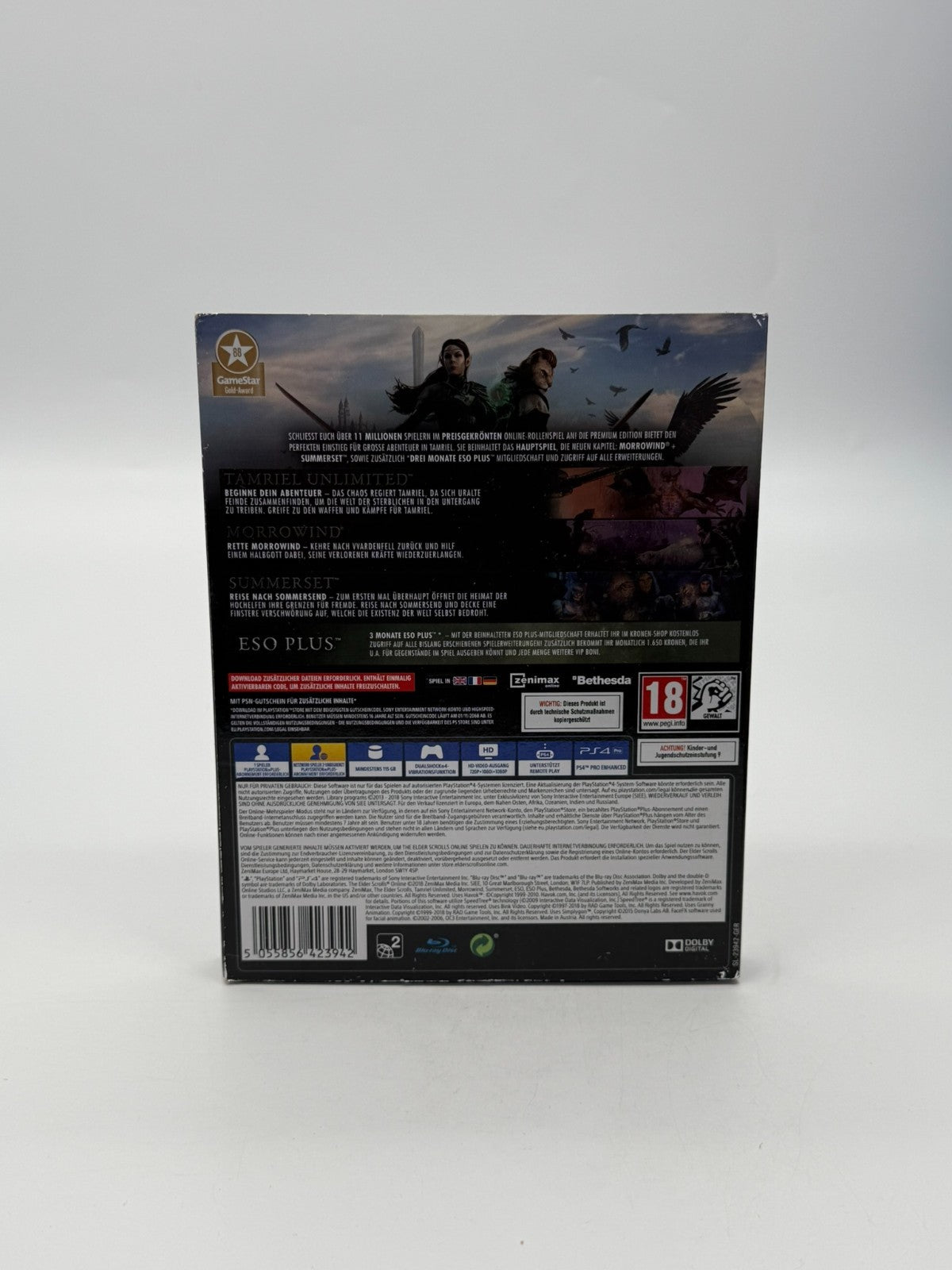 The Elder Scrolls Online Edition Premium Sony Playstation 4 Très bon état
