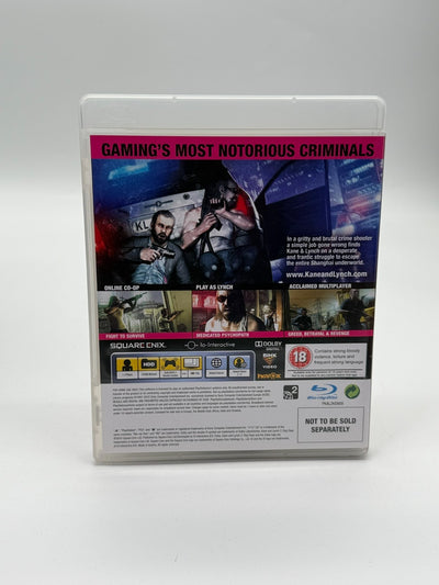 Kane & Lynch 2 Dog Days Limited Edition Sony Playstation 3 Sehr guter Zustand