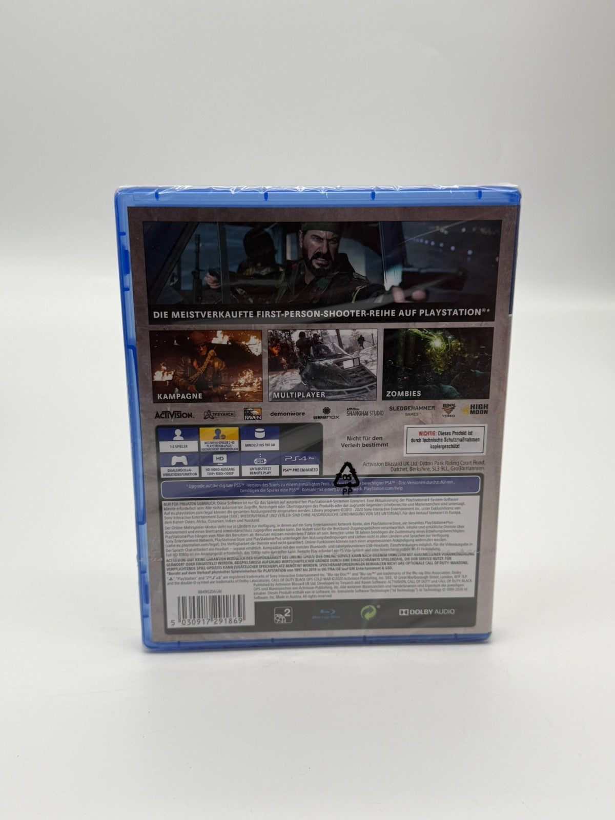 Call Of Duty Black Ops Cold War Sony Playstation 4 Sous Blister Neuf Scellé Complet En Boîte OVP