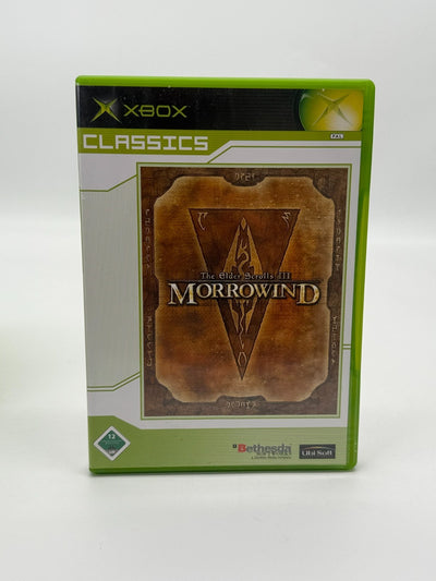 The Elder Scrolls III Morrowind Microsoft Xbox Classique bon état CIB Boîte