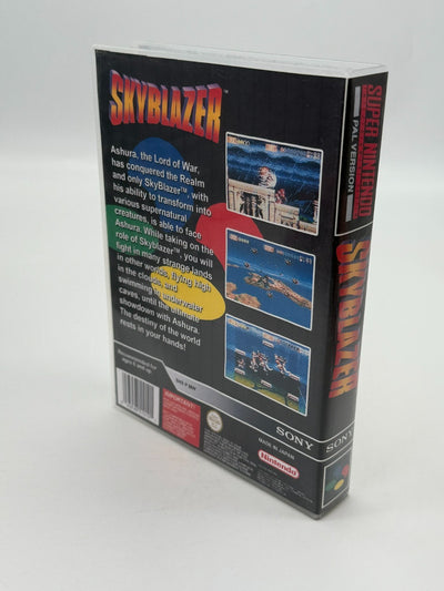 Skyblazer Super Nintendo SNES PAL bon état Cartouche + Housse de protection