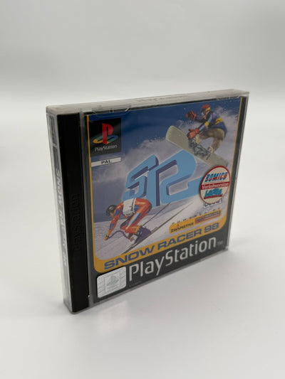 Snow Racer 98 Sony Playstation 1 bon état CIB boîte d'origine