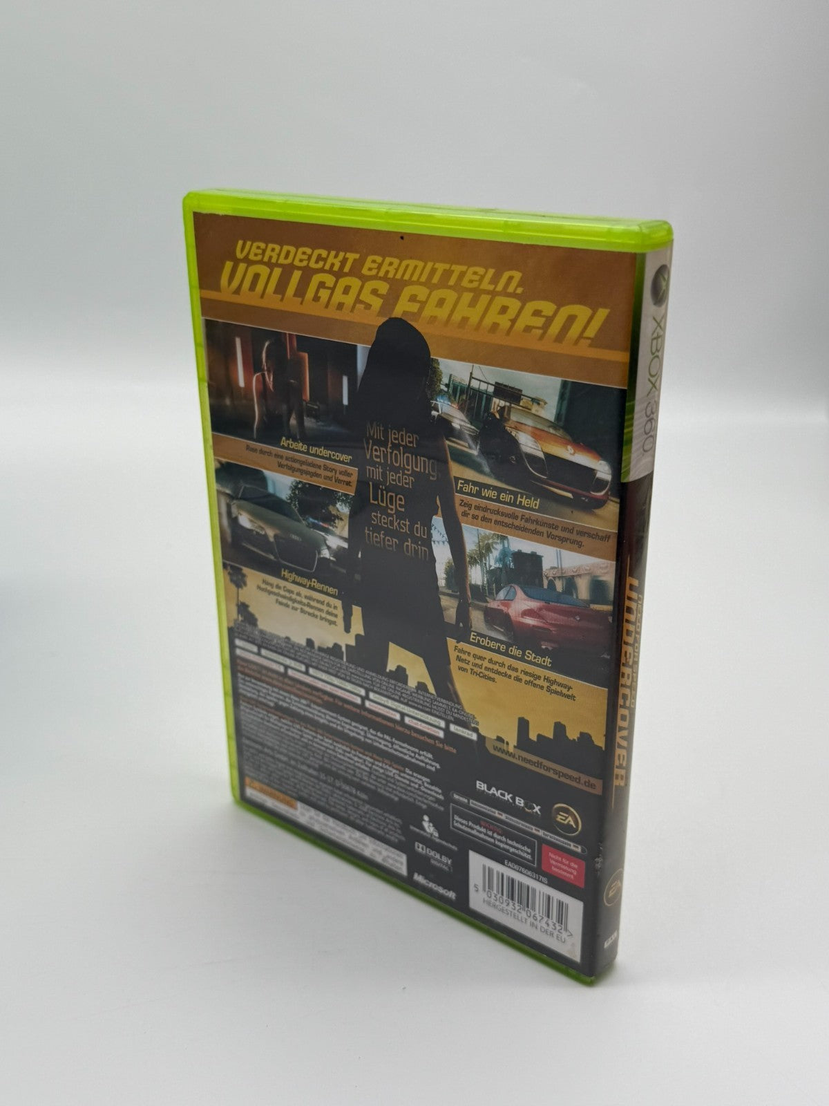 Need for Speed Undercover Microsoft XBox 360 bon état CIB OVP