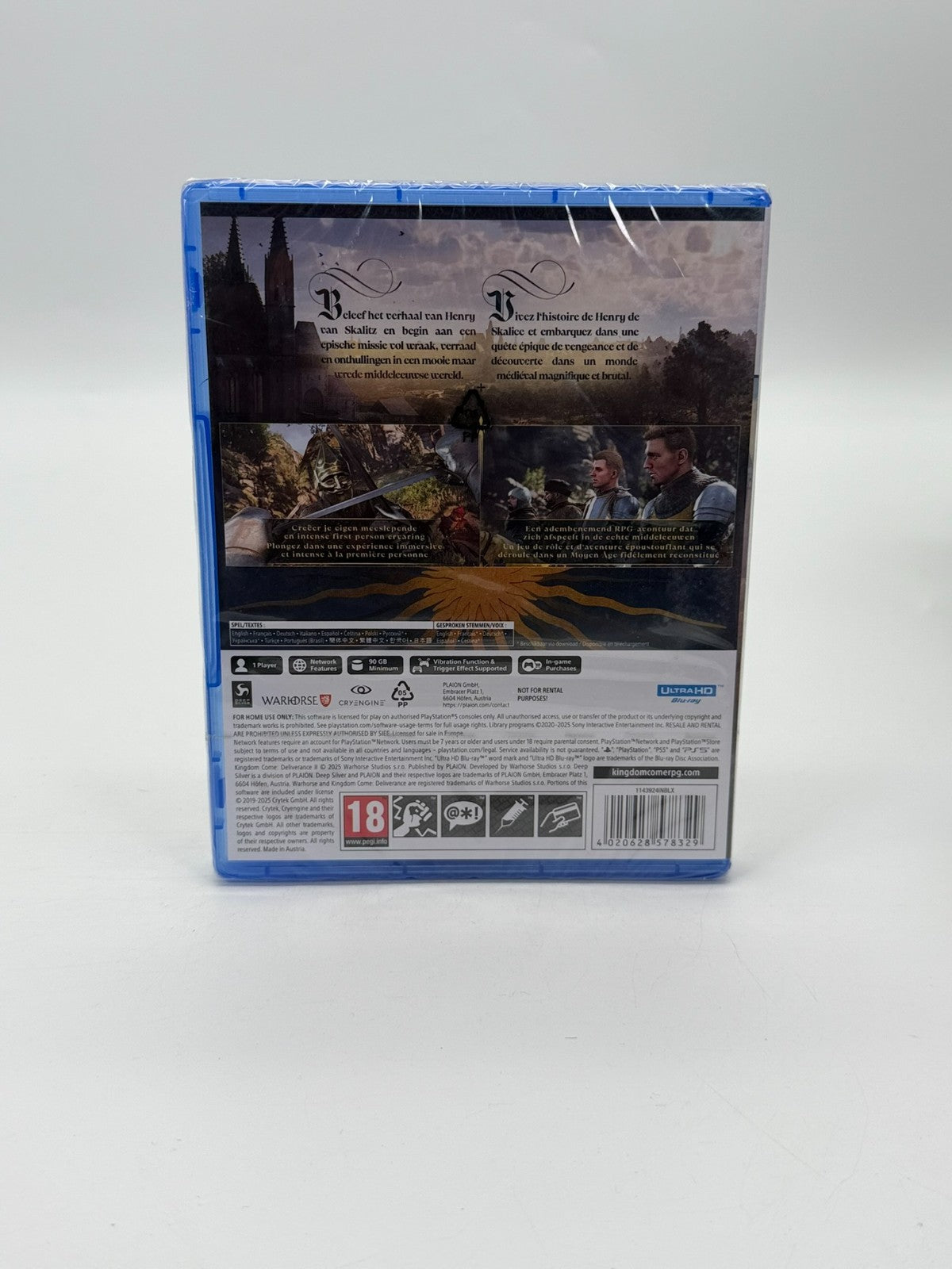 Kingdom Come Deliverance II Sony PlayStation 5 New Factory Sealed CIB Retail Packaging