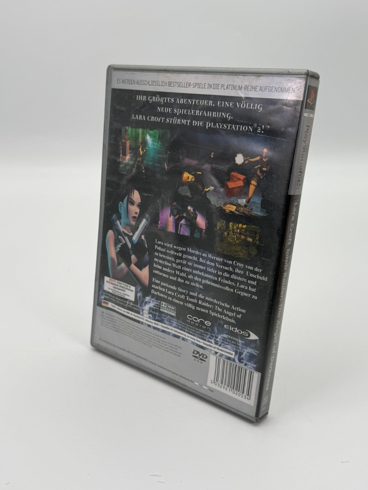 Tomb Raider The Angel of Darkness Sony Playstation 2 bon état CIB OVP