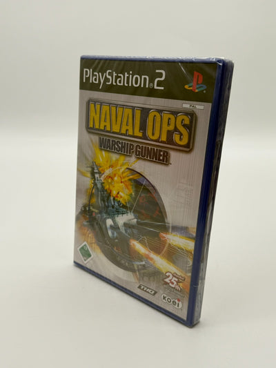 Naval Ops Warship Gunner Sony Playstation 2 Scellé d'usine bon état CIB OVP