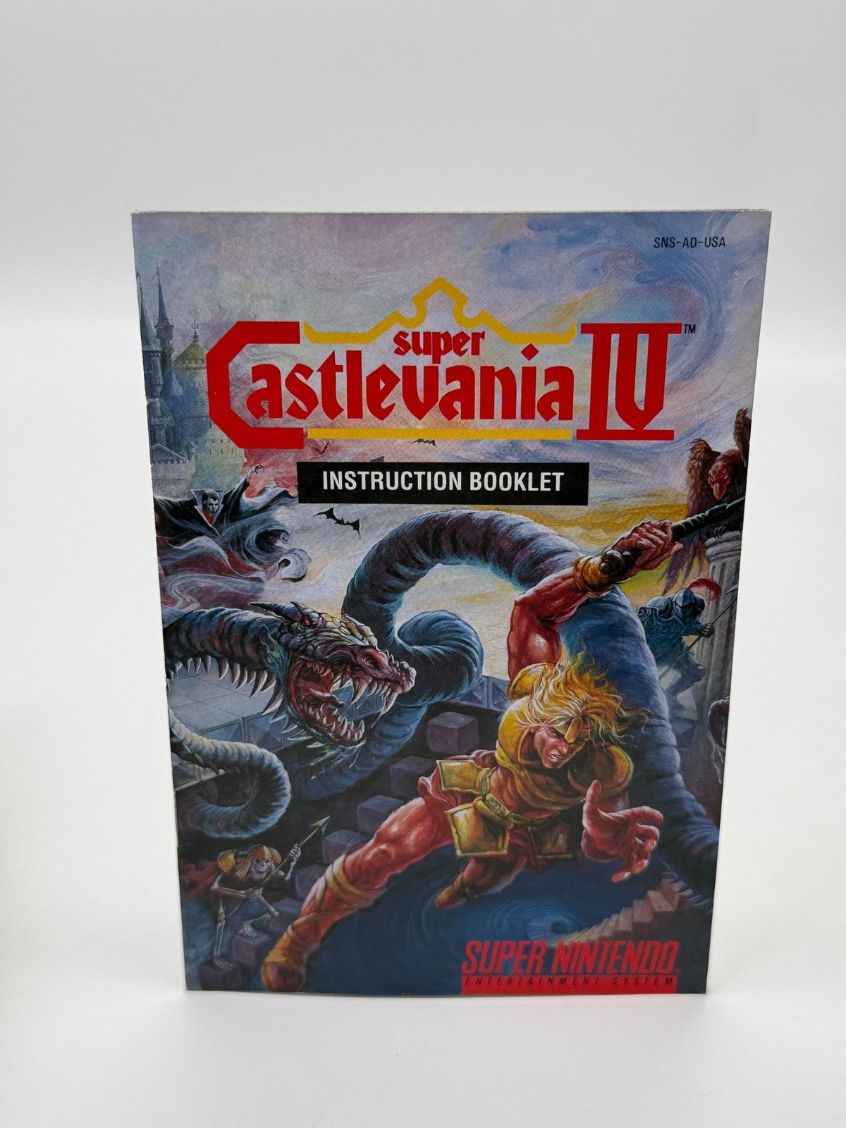 Super Castlevania IV Super Nintendo SNES NTSC-U/C Very Good Manual + Cartridge
