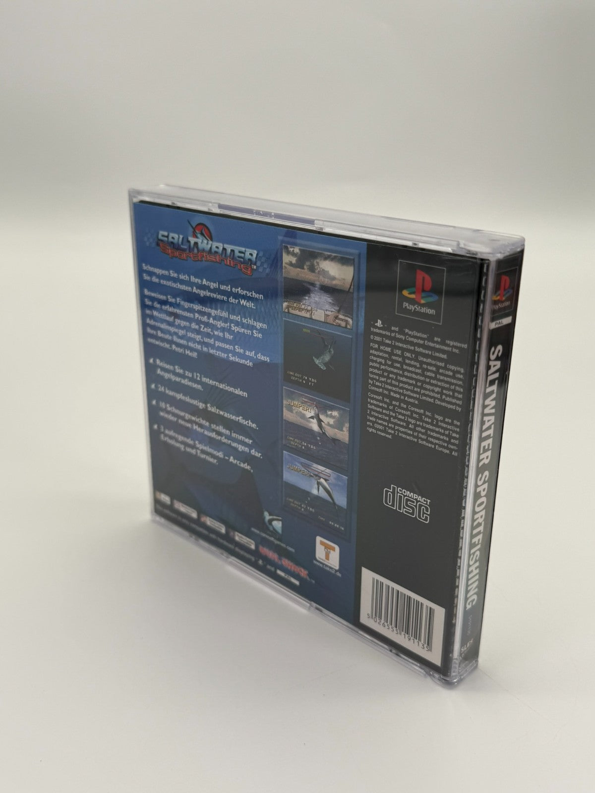 Saltwater Sportfishing Sony Playstation 1 bon état CIB