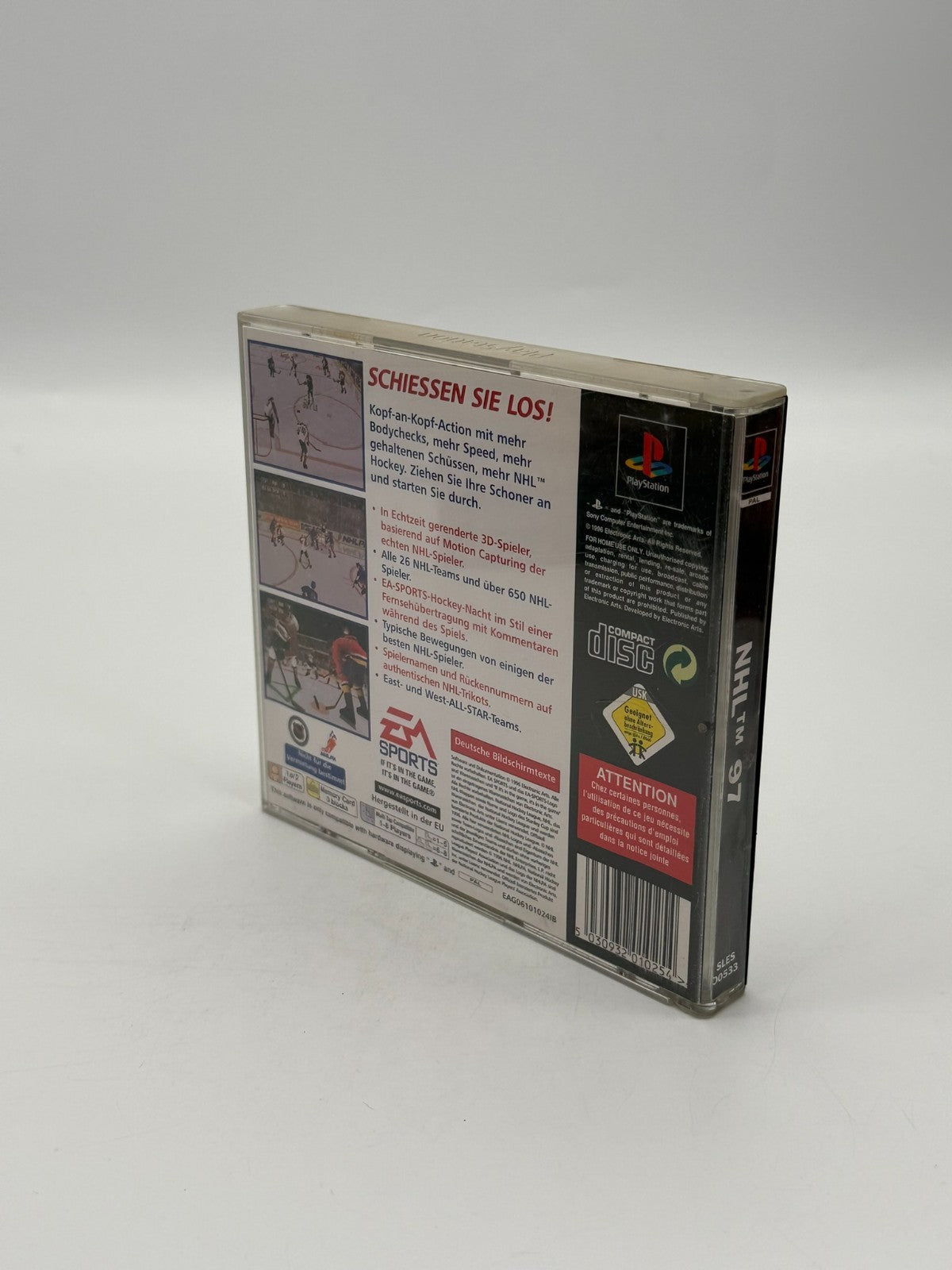 NHL 97 Sony PlayStation 1 Good Condition CIB OVP