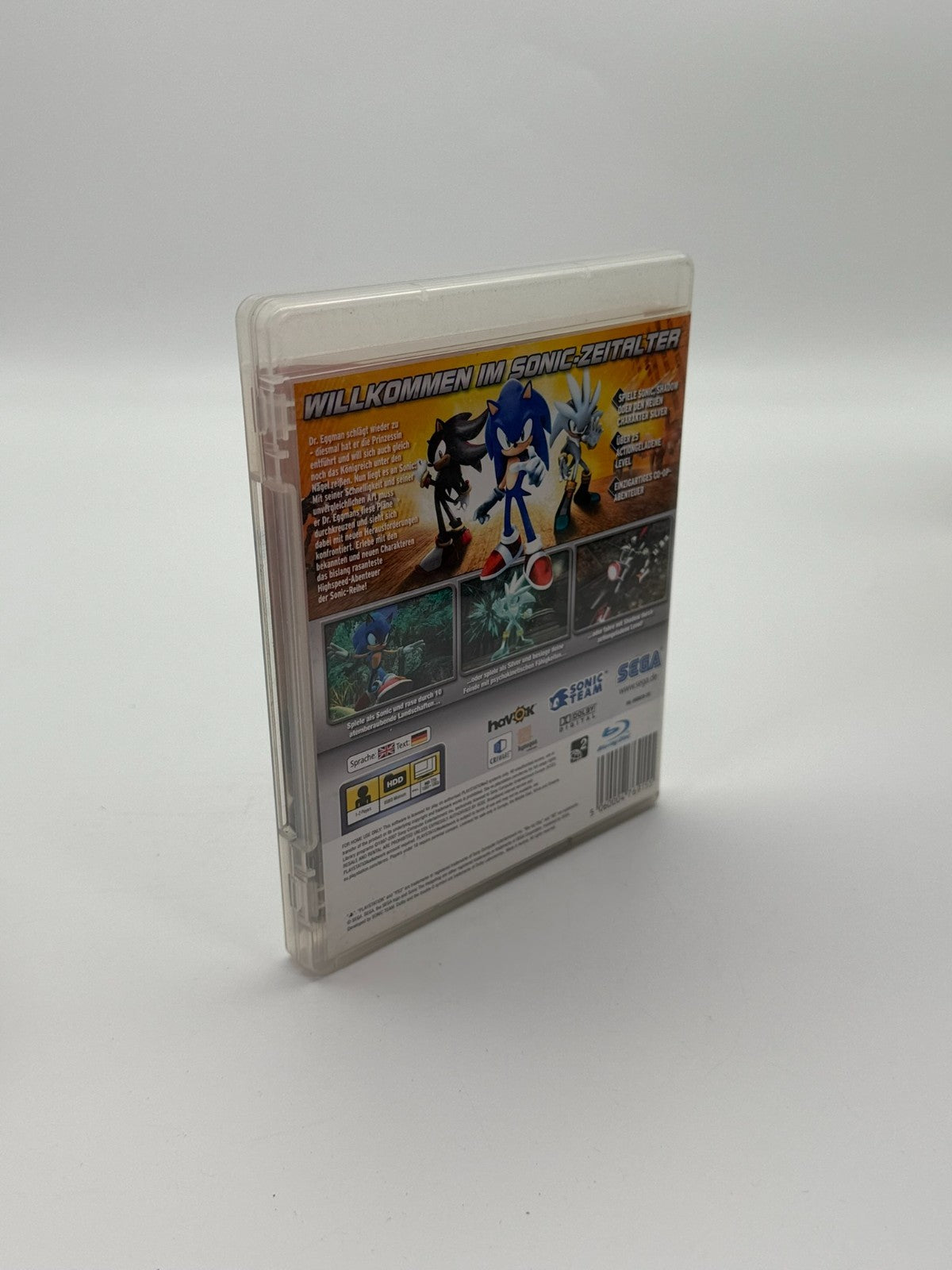 Sonic The Hhedgehog Sony Playstation 3 guter Zustand CIB OVP