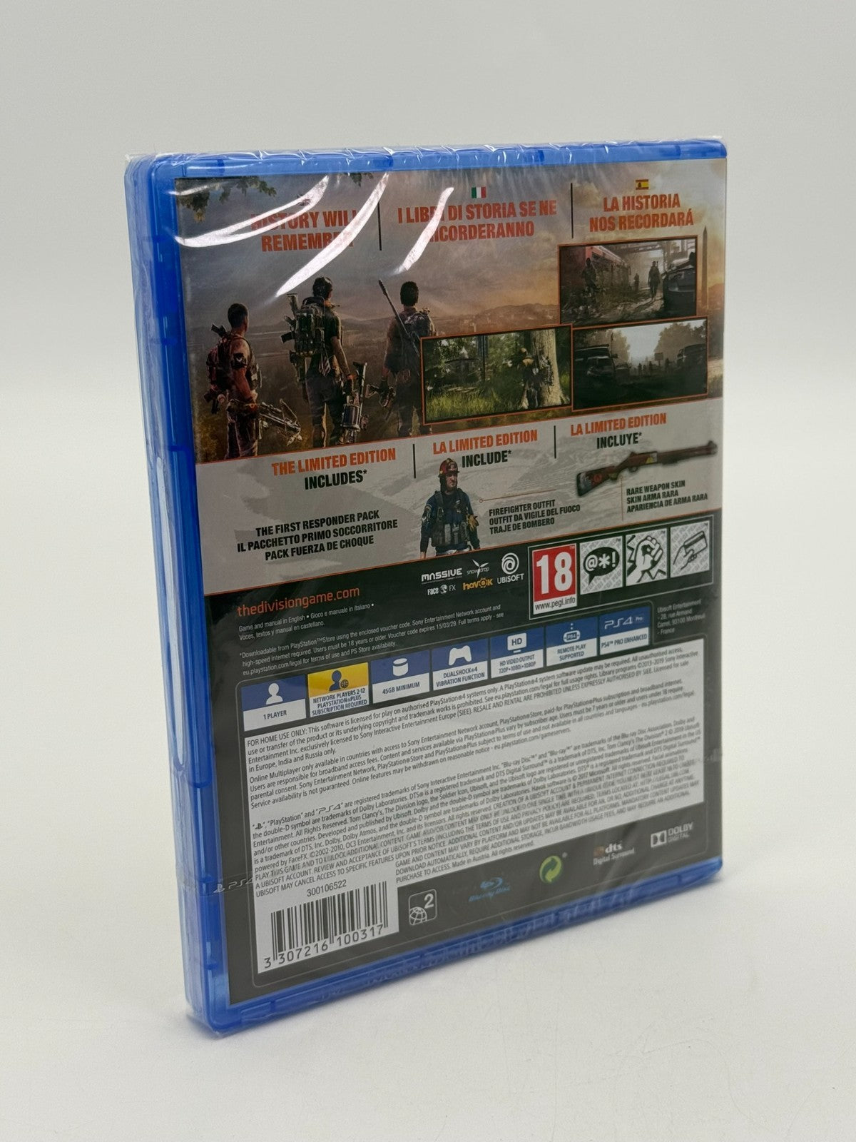 Tom Clancys The Division 2 Limited Edition Sony Playstation 4 Factory Sealed