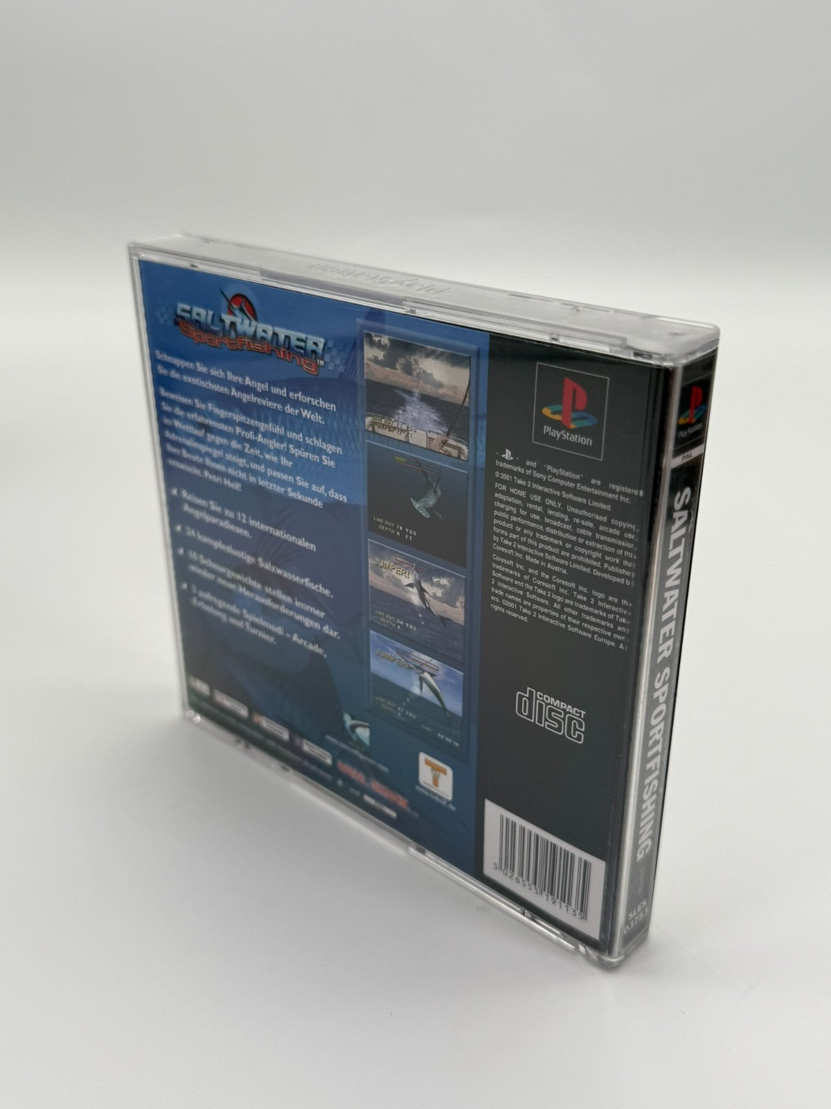 Saltwater Sportfishing Sony Playstation 1 Très bon état CIB OVP