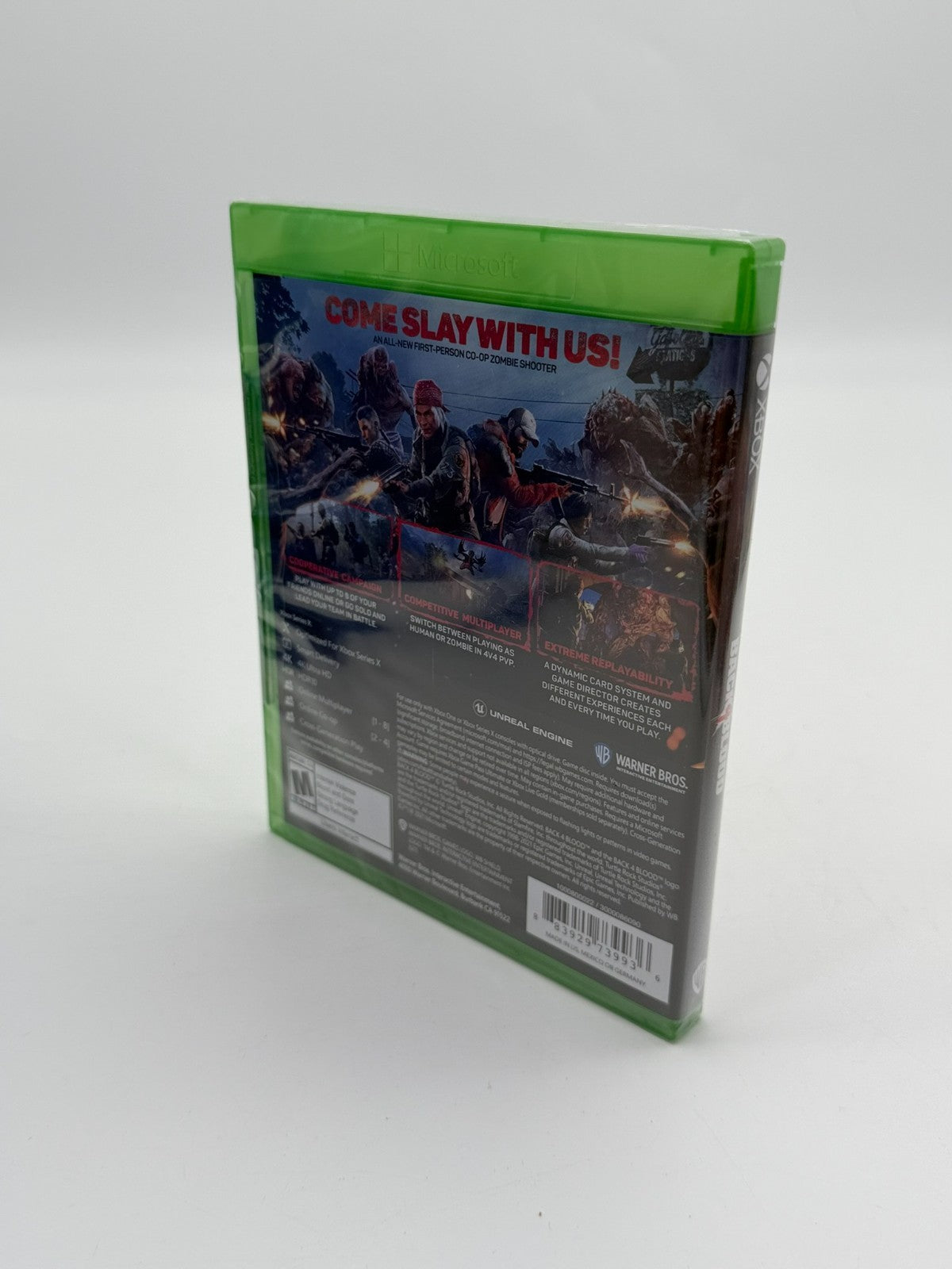 Back 4 Blood Microsoft XBox One & Series X Neu Factory Sealed CIB OVP