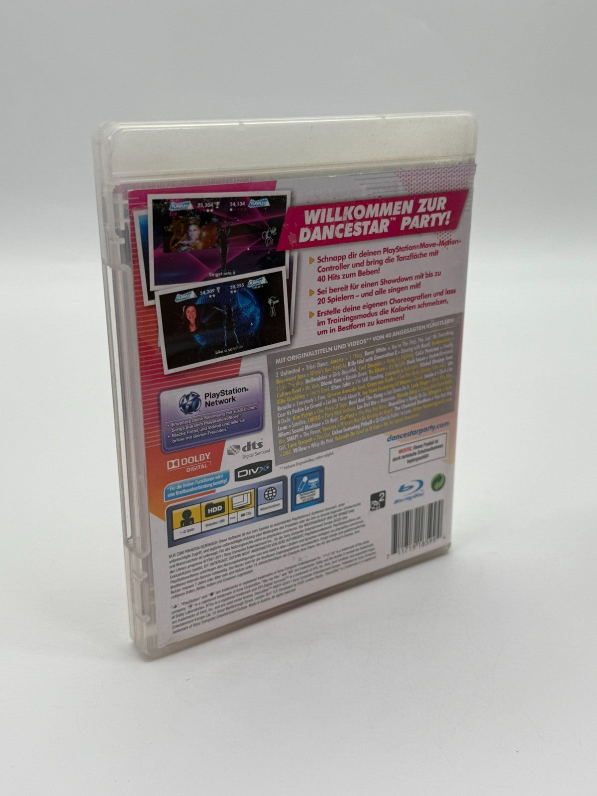 DaceStar Party Sony Playstation 3 guter Zustand CIB OVP