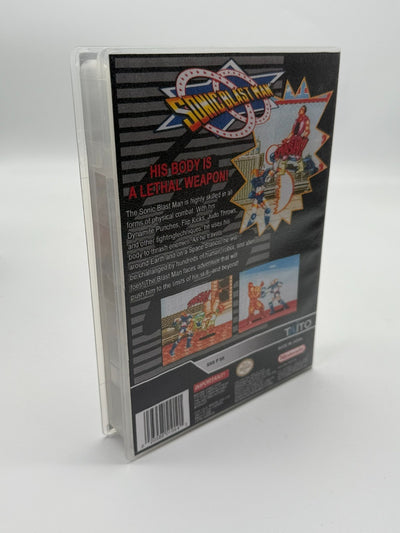 Sonic Blast Man Super Nintendo SNES NTSC-U/C guter Zustand
