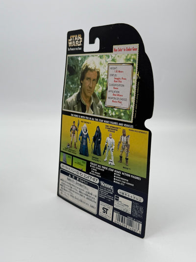 Figurine Star Wars Han Solo tenue Endor Hasbro Kenner Neuf Bon état Emballage d'origine 1997
