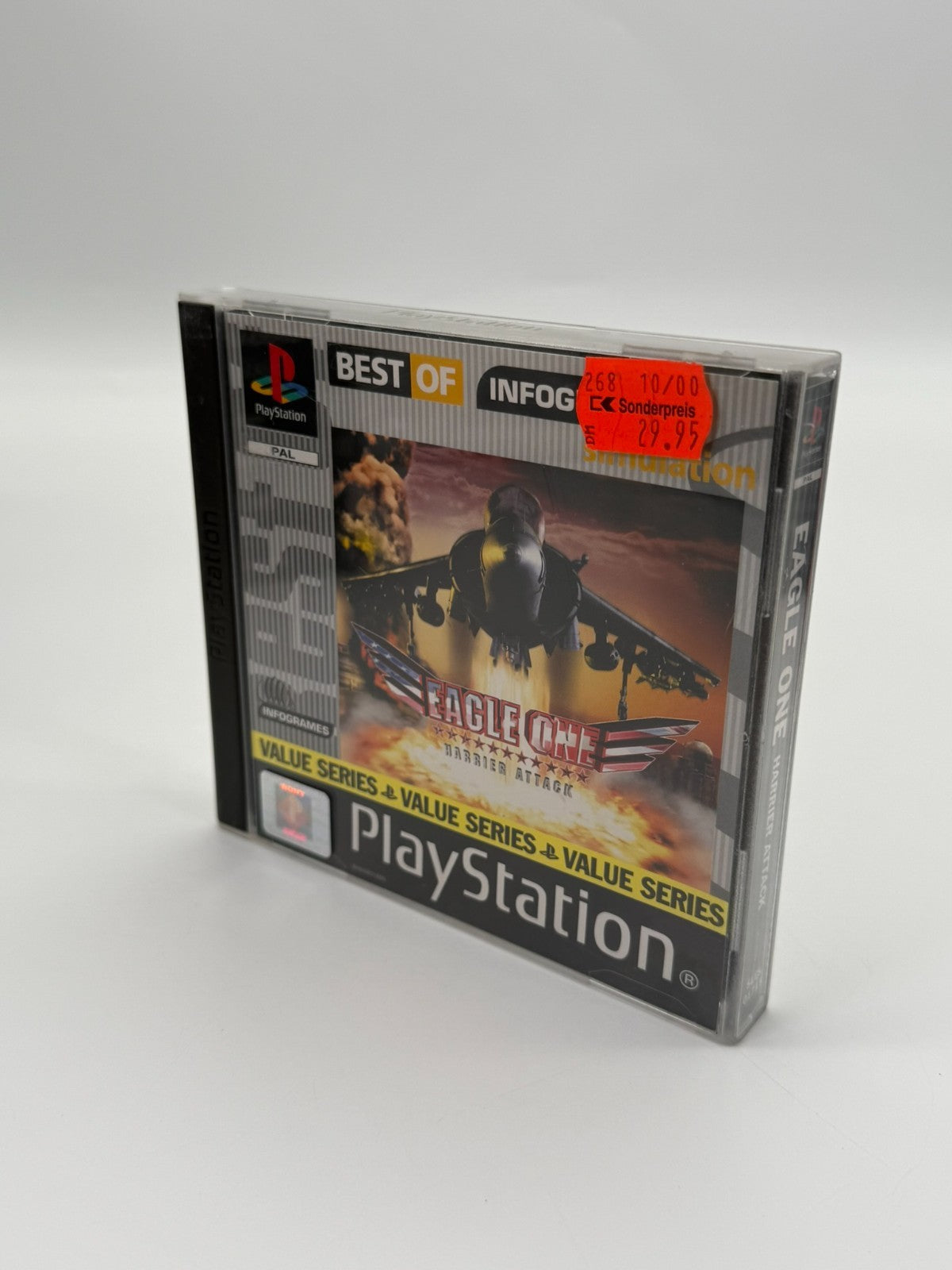 Eagle One Harrier Attack Sony Playstation 1 guter Zustand OVP