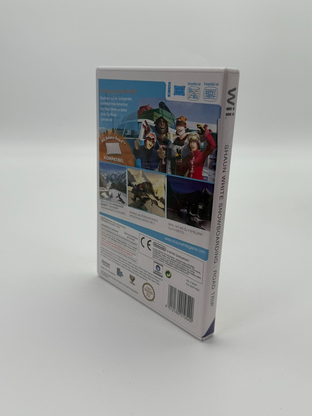 Shaun White Snowboarding Road Trip Nintendo Wii Sehr guter Zustand CIB OVP